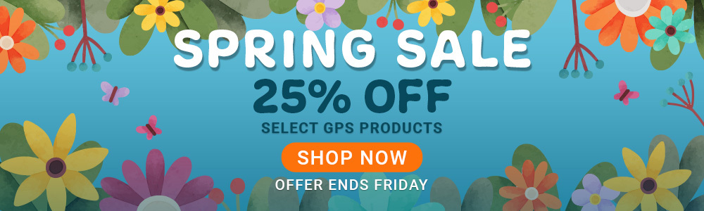 Get 25% off on Selected GPS Products - banner